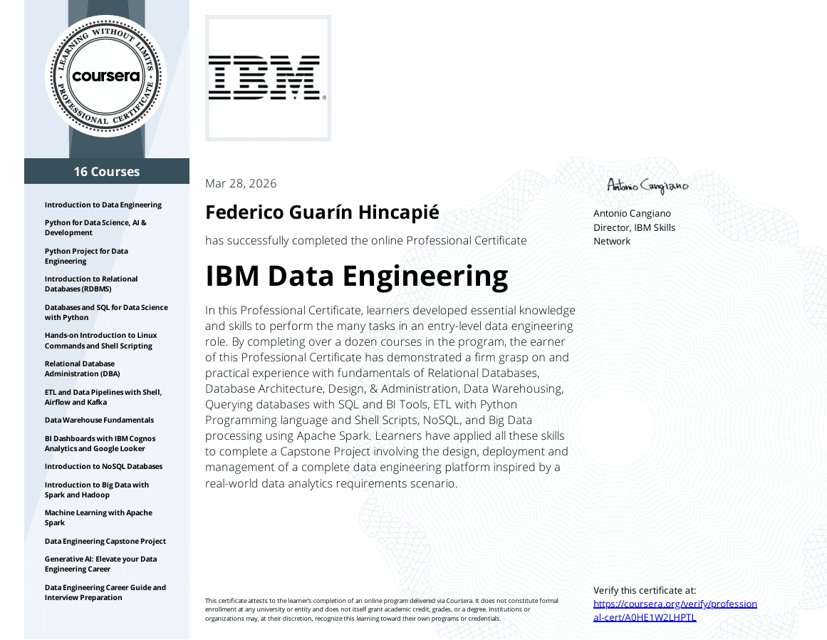 IBM Data Engineering